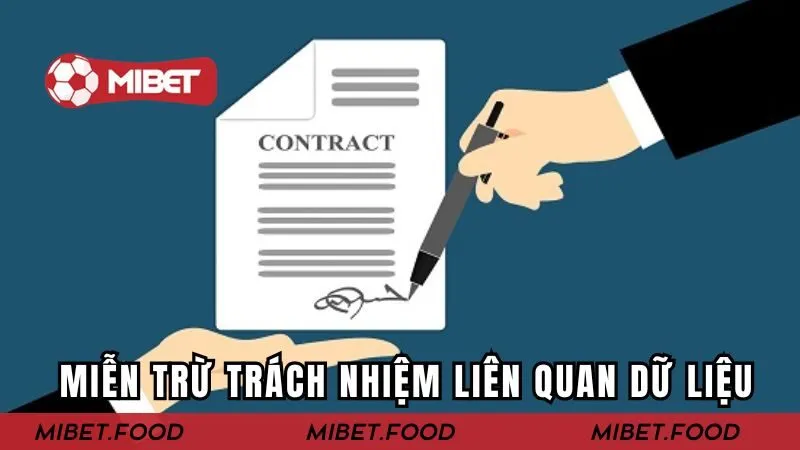 Quy định miễn trừ trách nhiệm liên quan đến dữ liệu