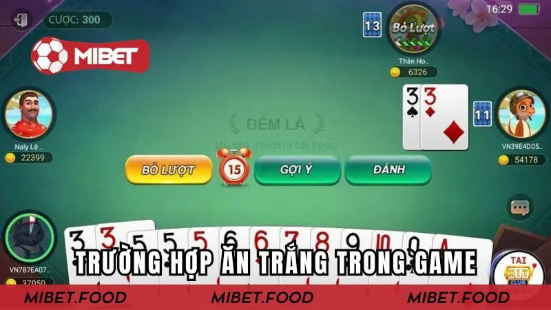 Trường hợp ăn trắng trong game